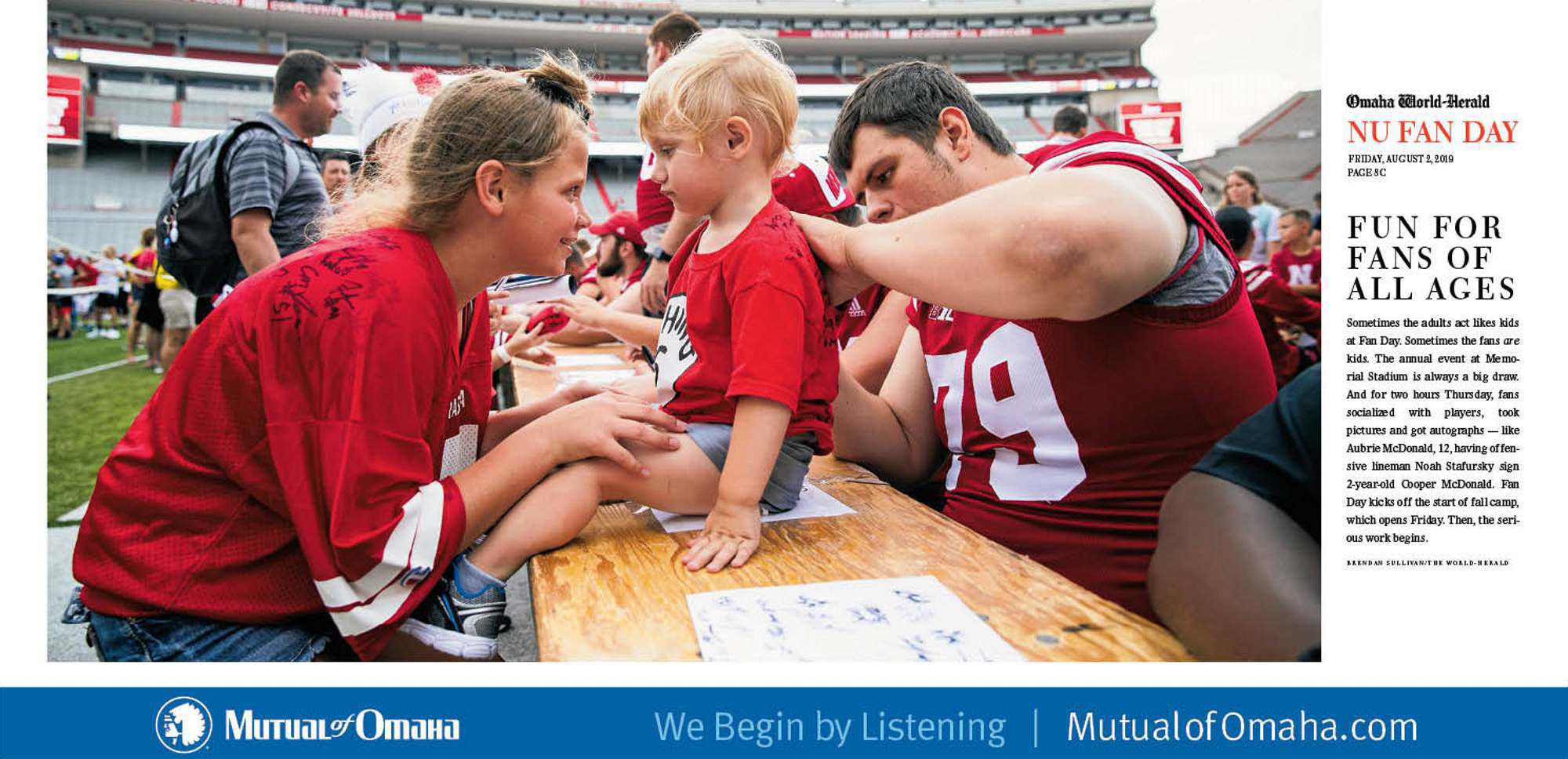Husker football: Fun for fans of all ages